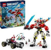 Konstruktionsspielsteine LEGO "Coopers Tiger-Mech und Zero's Hot Rod Auto (71497),