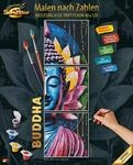 Malen nach Zahlen SCHIPPER "Meisterklasse Triptychon - Buddha", bunt, Malvorlagen,