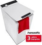 HANSEATIC Waschmaschine Toplader "HTWK712A", Energieeffizienz: A, wei&szlig;, B:40cm