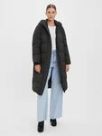 Steppmantel VERO MODA "VMERICAHOLLY LONG DOWN JACKET", Damen, Gr. XS, schwarz...