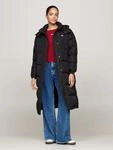Steppmantel TOMMY JEANS "TJW ALASKA LONG PUFFER EXT", Damen, Gr. M (38),...