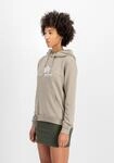 Hoodie ALPHA INDUSTRIES "New Basic Hoodie BL W", Damen, Gr. XS, beige (vintage sand),