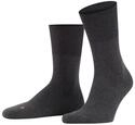 Socken FALKE "Run", Damen, Gr. 51-52, Sockengr&ouml;&szlig;e, grau (dunkelgrau (3970)),