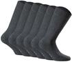 Kurzsocken ROHNER SOCKS "Socken cotton II 6er Pack 6er Pack", Damen, Gr. 39-42, grau