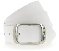 Lederg&uuml;rtel TAMARIS "Carmen Silver", Damen, Gr. 100, wei&szlig;, Rindsleder,...