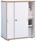 Aktenschrank VCM "B&uuml;roschrank Aktenschrank Schiebet&uuml;ren Salia 2fach", wei&szlig;, B:60cm