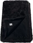 Wohndecke MUSTERRING "Flurry", schwarz, B:130cm L:170cm, Polyester, Wohndecken,