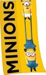 Badetuch MINIONS "Minions 2", gelb, B:75cm L:150cm, Velours, Obermaterial: 100%