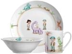 Kindergeschirr-Set LEONARDO "Kindergeschirr Set BAMBINI AVVENTURA", bunt (dino),