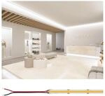 PAULMANN LED-Streifen "Pro Strip Silver COB P150 5m 830 IP20 24V DC 68W", wei&szlig;,
