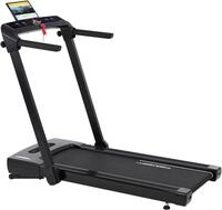 Laufband CHRISTOPEIT SPORT "2 in 1 Walking Pad und Laufband", rot (schwarz, rot),