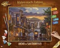 Malen nach Zahlen SCHIPPER "Meisterklasse Premium - Abendstimmung in San Francisco",