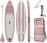 Inflatable SUP-Board YEAZ "SUP Board und Kit LIDO - EXOTRACE - SET", pink,
