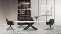 Esszimmerstuhl BYLIVING "Blair", grau (anthrazit, schwarz), B:60cm H:88cm...