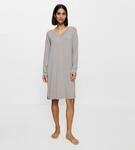 Nachthemd TRIUMPH "Timeless Sensuality NDK LSL", Damen, Gr. 36, N-Gr, grau (silent