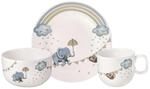 Kindergeschirr-Set VILLEROY & BOCH "Kindergeschirr Set Roar like an Elephant 3er Set