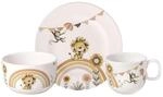 Kindergeschirr-Set VILLEROY & BOCH "Kindergeschirr Set Roar like a Lion 3er Set
