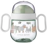 Kinderbecher MEPAL "Antitropf-Trinklernbecher 2.0 Mio 200 ml", gr&uuml;n (little farm),