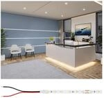 PAULMANN LED-Streifen "Pro Strip Gold P25 5m 930 IP20 24V DC 22W", wei&szlig;,