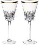 Wei&szlig;weinglas VILLEROY & BOCH "Wei&szlig;weingl&auml;ser Grand Royal Gold 125 ml 2er Set