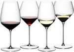 Weinglas "Wein-Tasting-Set Veloce 4er Set transparent", bunt (transparent), B:2cm