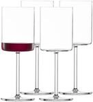 Rotweinglas SCHOTT-ZWIESEL "Rotweingl&auml;ser Modo 440 ml 4er Set transparent", bunt