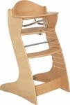 Hochstuhl ROBA "Treppenhochstuhl Chair up, natur", Kinder, Gr. B/H/T: 44cm x 83cm x