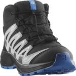 Wanderschuh SALOMON "XA PRO V8 MID WP J", Kinder, Gr. 31, atmungsaktiv, schwarz