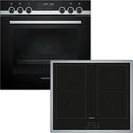 SIEMENS Flex-Induktions-Herd-Set "PQ521DA3ZM", Energieeffizienz: A+, schwarz