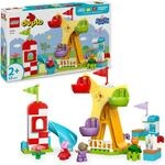 Konstruktionsspielsteine LEGO "Jahrmarkt (10453), LEGO DUPLO Peppa Pig", bunt,