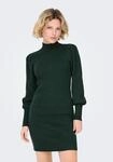 Strickkleid ONLY "ONLKATIA L/S DRESS KNT NOOS", Damen, Gr. XS, N-Gr, gr&uuml;n (june