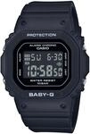 Chronograph CASIO BABY-G, schwarz, Armbanduhren, Damen, Chronograph, Quarzuhr,