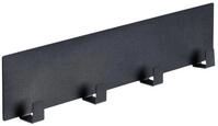 Hakenleiste WENKO "Modell Ima", schwarz, B:30cm H:6,5cm T:2cm, Metall, Hakenleisten,
