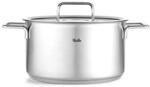 Kochtopf FISSLER "Fissler Pure Collection", silber (silberfarben), B:26cm H:18cm