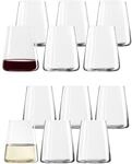 Glas ST&Ouml;LZLE "Rot- und Wei&szlig;weinbecher Power 12er Set transparent", bunt
