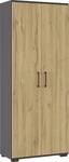 Aktenschrank GERMANIA "Profi 3.0", grau (graphit, grandson, eiche, nachbildung),