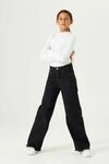 Weite Jeans GARCIA "Annemay", M&auml;dchen, Gr. 128, N-Gr, schwarz (very schwarz...