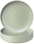 Fr&uuml;hst&uuml;cksteller "Fr&uuml;hst&uuml;cksteller Perlemor Alga &oslash; 23,8 cm 6er Set gr&uuml;n",