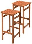 Barhocker GARDEN PLEASURE "PALMDALE", braun (braun, holzfarben), B:38cm H:75cm