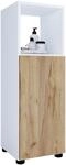 Midischrank VCM "Holz Badm&ouml;bel Midischrank Badschrank Bad Flandu", braun (wei&szlig;,