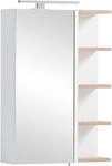 Spiegelschrank WELLTIME "Lugo, Spiegelschrank, Made in Germany, B: 49 cm", wei&szlig;