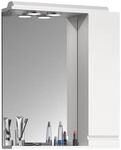 Badspiegel VCM "Spiegelschrank Bad Spiegel Beleuchtung Silora L", wei&szlig;, B:60cm