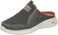 Clog RIEKER, Herren, Gr. 40, gr&uuml;n (khaki), Lederimitat, Textil, kontrastfarbene