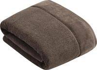 Badetuch VOSSEN "Pure", braun (toffee), B:100cm L:150cm, Frottier, Obermaterial: 100%