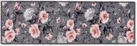 Fu&szlig;matte ASTRA "Pure & Soft" Gr. 16, grau (grau, rosa), B:50cm H:7mm L:150cm,