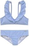 Bustier-Bikini BUFFALO, Jungen, Gr. 122/128, N-Gr, wei&szlig; (hellblau, wei&szlig;),...
