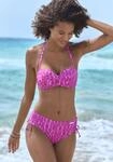 B&uuml;gel-Bandeau-Bikini-Top ELBSAND "Letra", Damen, Gr. 34, Cup C, pink (fuchsia),