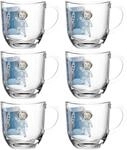 Tasse LEONARDO "Weltall BAMBINI AVVENTURA", bunt (mehrfarbig), H:9cm &Oslash;:8,4cm, Glas,