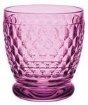 Whiskyglas VILLEROY & BOCH "Becher Boston Coloured 330 ml", pink (berry), Glas,