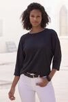 3/4-Arm-Shirt VIVANCE "aus b&uuml;gelfreier Cr&ecirc;pe-Qualit&auml;t", Damen, Gr. 36/38,...